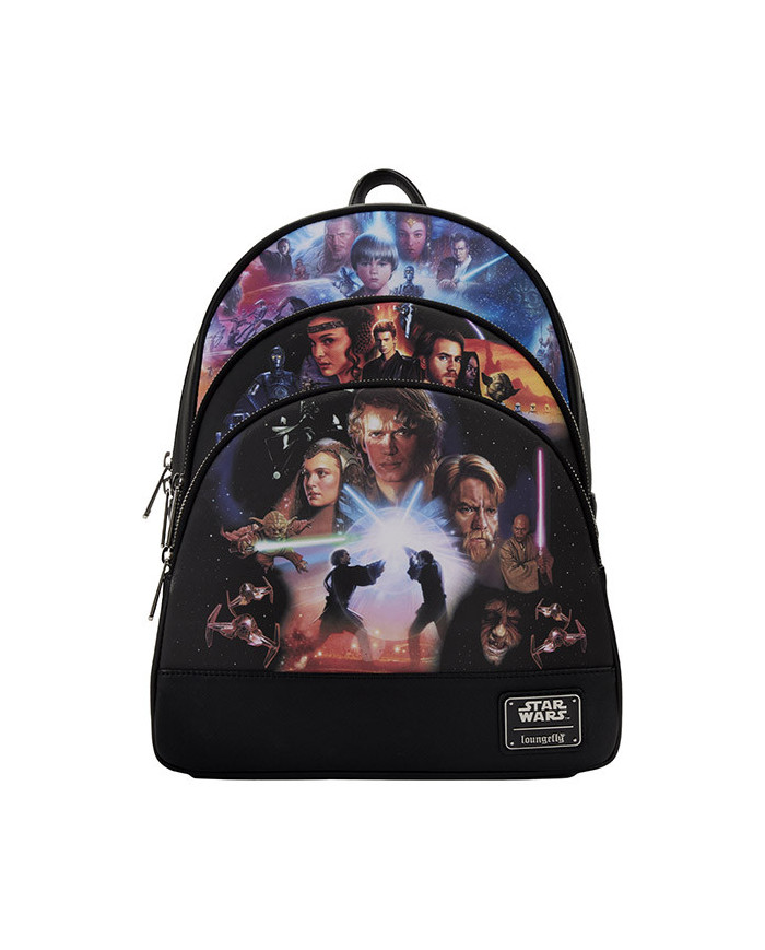 Sac à dos Loungefly - Star Wars Trilogy 2 Triple Pocket