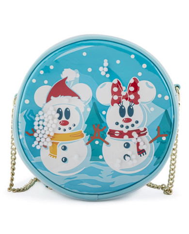 Sac à bandoulière Loungefly - Mickey Minnie Snow Globe