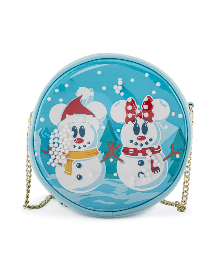 Sac à bandoulière Loungefly - Mickey Minnie Snow Globe