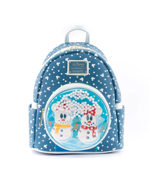 Sac à dos Loungefly - Mickey Minnie Snow Globe