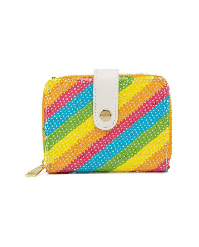 Portefeuille Loungefly - Minnie Sequin Rainbow