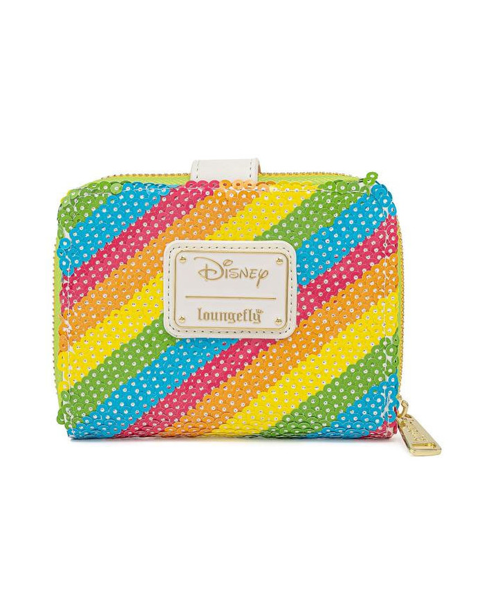 Portefeuille Loungefly - Minnie Sequin Rainbow