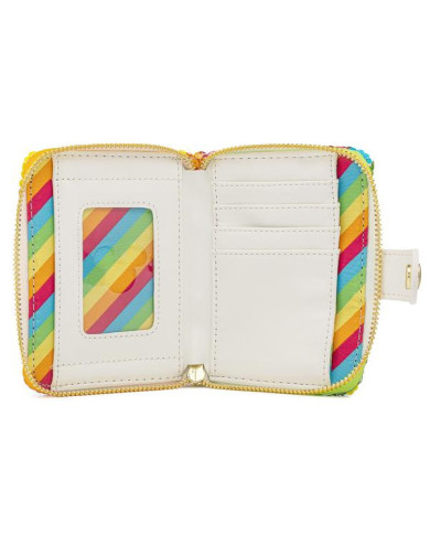 Portefeuille Loungefly - Minnie Sequin Rainbow