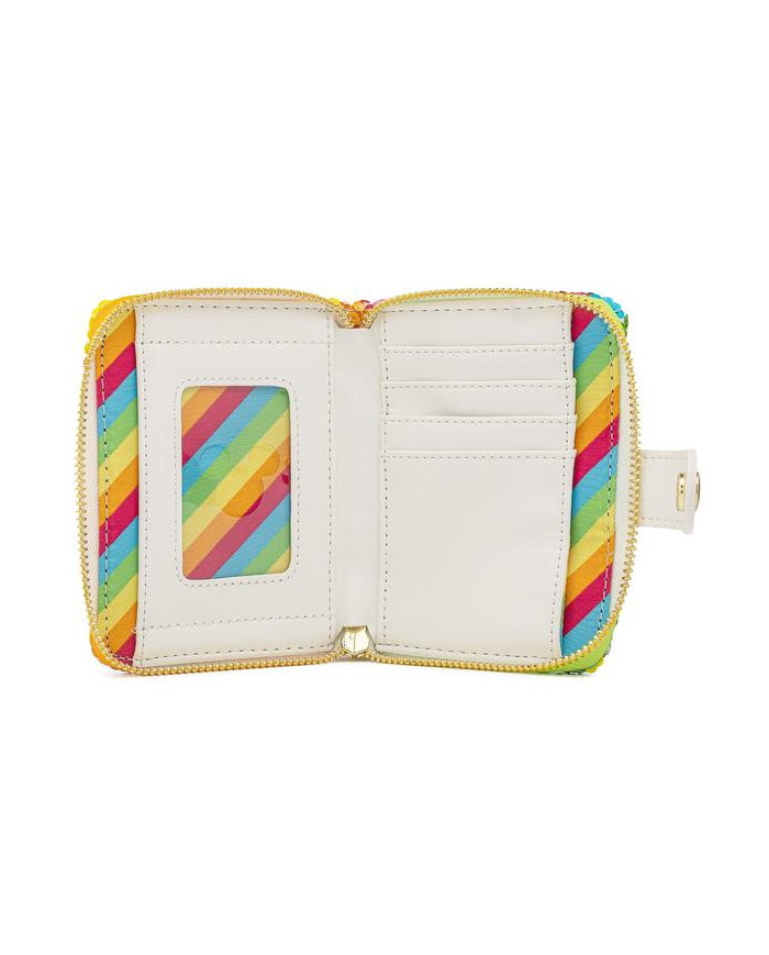 Portefeuille Loungefly - Minnie Sequin Rainbow
