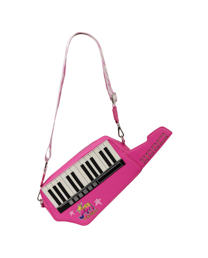Sac à bandoulière Loungefly - Jem and the Holograms Figural Keytar Glow