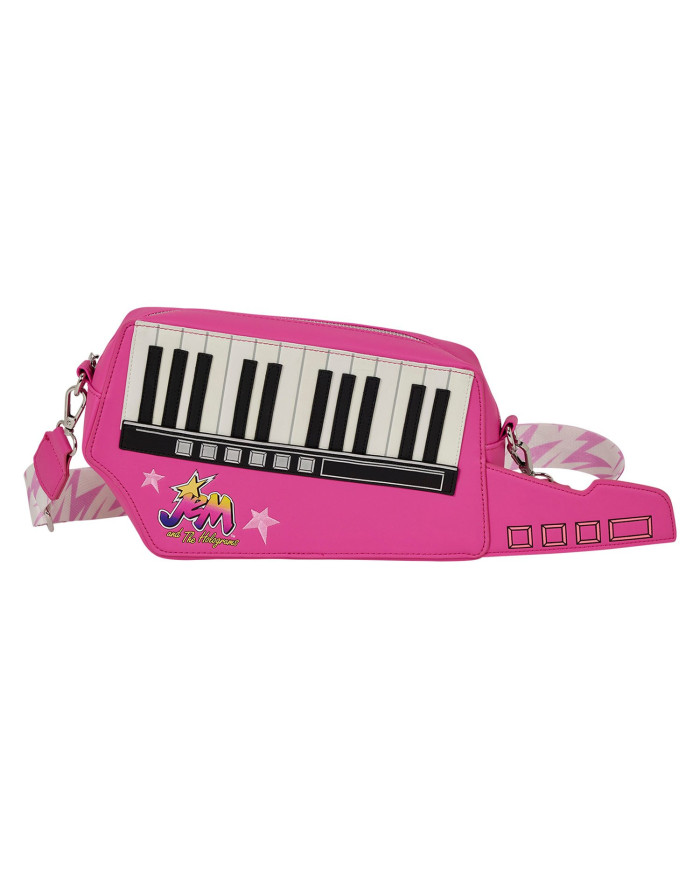Sac à bandoulière Loungefly - Jem and the Holograms Figural Keytar Glow