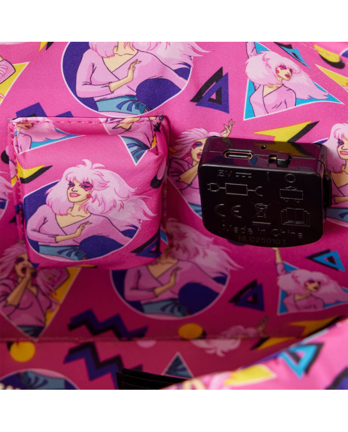 Sac à bandoulière Loungefly - Jem and the Holograms Figural Keytar Glow