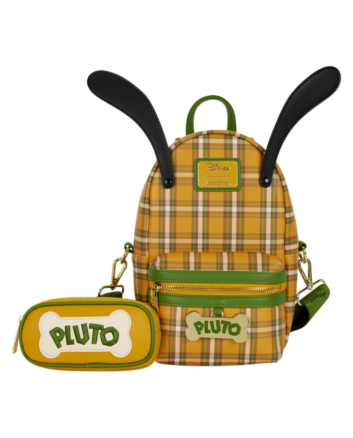 Sac à bandoulière Loungefly - Pluto 95th Anniversary Plaid Sling