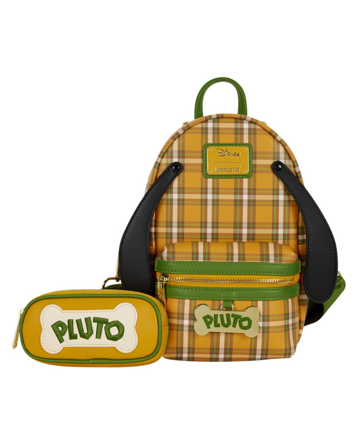 Sac à bandoulière Loungefly - Pluto 95th Anniversary Plaid Sling