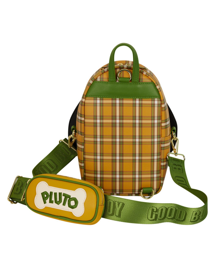 Sac à bandoulière Loungefly - Pluto 95th Anniversary Plaid Sling