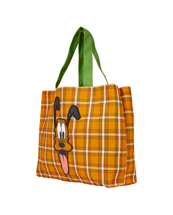 Tote Bag Loungefly - Pluto 95th Anniversary Plaid Canvas