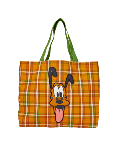 Tote Bag Loungefly - Pluto 95th Anniversary Plaid Canvas
