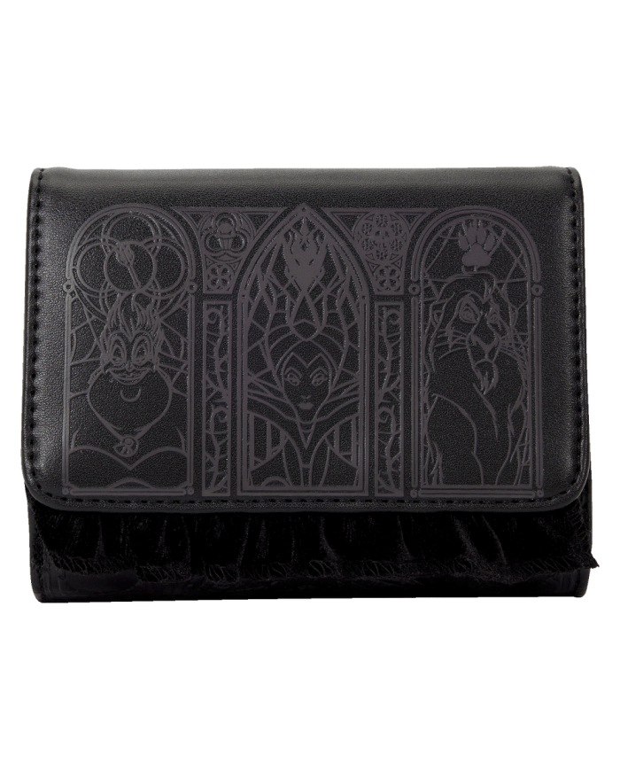 Portefeuille Loungefly - Disney Villains Black Velvet