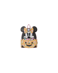 Sac à dos Loungefly - Minnie Mouse Cosplay Floral Pumpkin Glow Candy Corn-Scented
