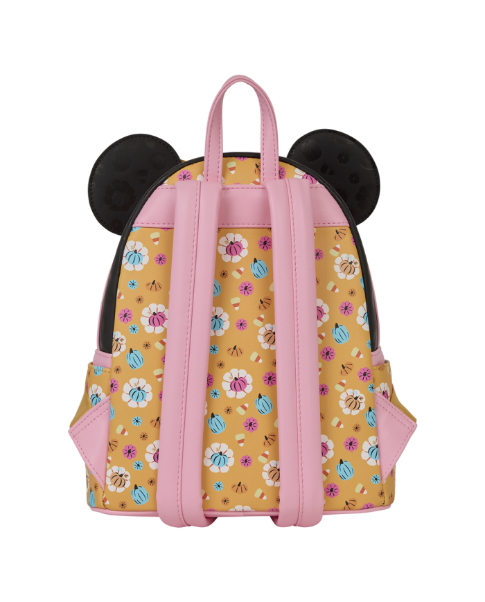 Sac à dos Loungefly - Minnie Mouse Cosplay Floral Pumpkin Glow Candy Corn-Scented