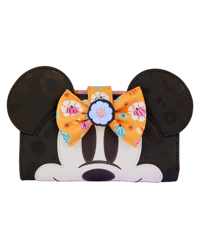 Portefeuille Loungefly - Minnie Mouse Cosplay Floral Pumpkin