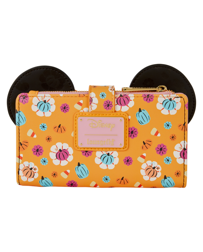Portefeuille Loungefly - Minnie Mouse Cosplay Floral Pumpkin