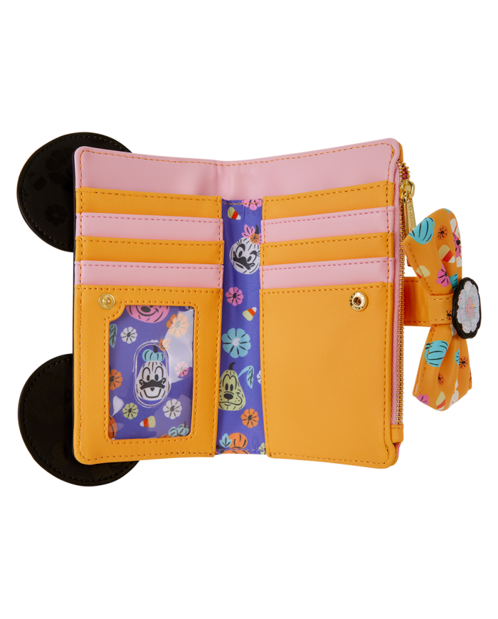 Portefeuille Loungefly - Minnie Mouse Cosplay Floral Pumpkin