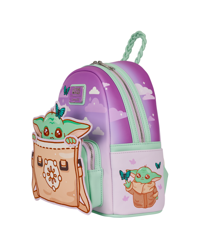 Sac à dos Loungefly - The Mandalorian Grogu Butterfly