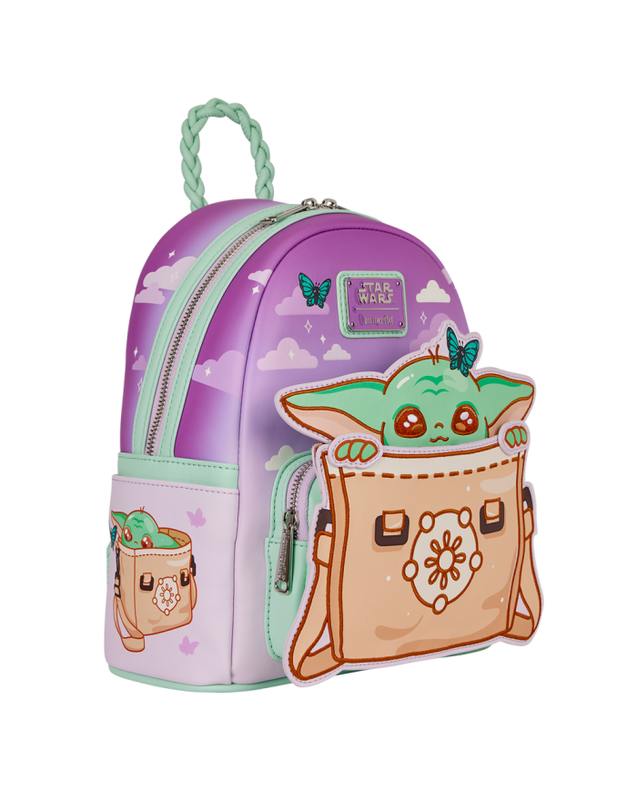 Sac à dos Loungefly - The Mandalorian Grogu Butterfly