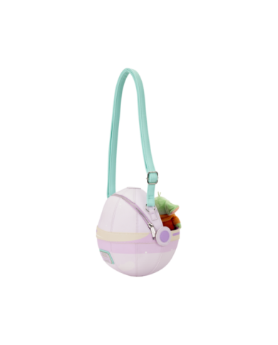 Sac à bandoulière Loungefly - The Mandalorian Grogu Figural Pod Plush