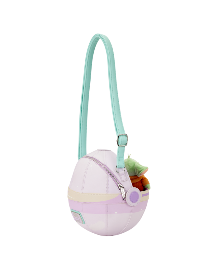 Sac à bandoulière Loungefly - The Mandalorian Grogu Figural Pod Plush