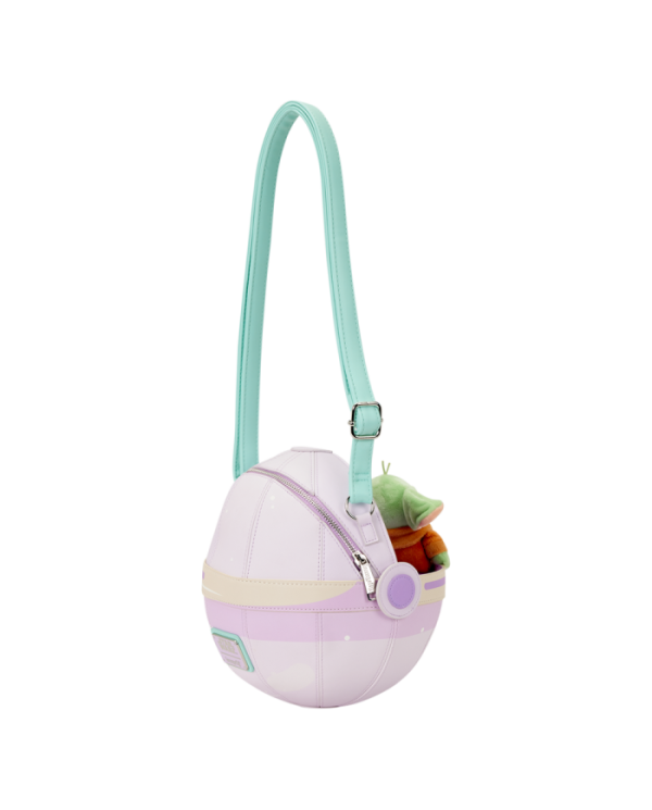 Sac à bandoulière Loungefly - The Mandalorian Grogu Figural Pod Plush
