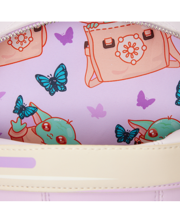 Sac à bandoulière Loungefly - The Mandalorian Grogu Figural Pod Plush