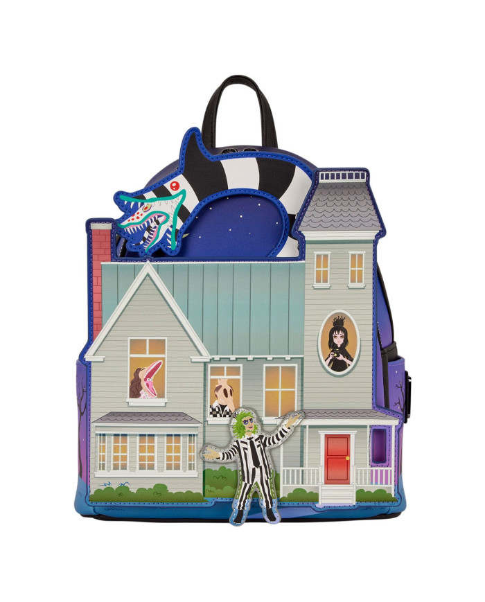 Sac à dos Loungefly - Beetlejuice Haunted House Glow in the Dark