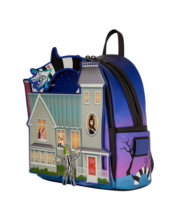 Sac à dos Loungefly - Beetlejuice Haunted House Glow in the Dark