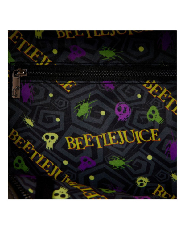 Sac à dos Loungefly - Beetlejuice Haunted House Glow in the Dark