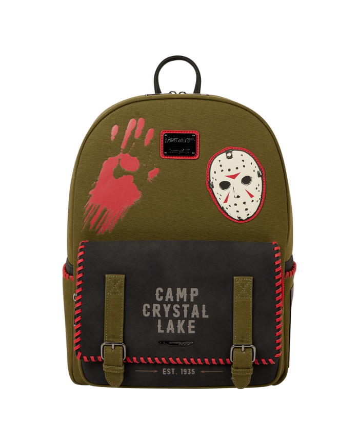 Sac à dos Loungefly - Friday the 13th Camp Crystal Lake Canvas Glow Full-Size