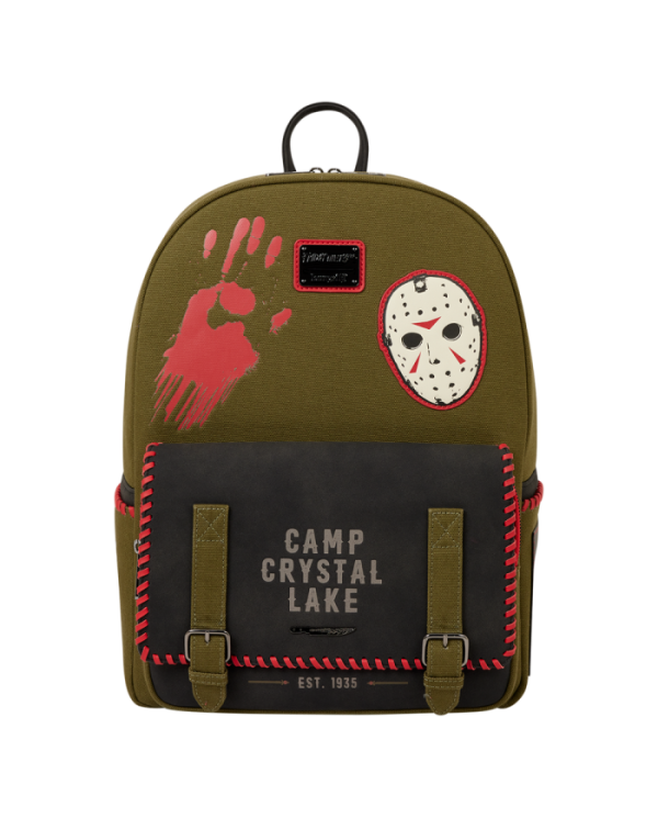 Sac à dos Loungefly - Friday the 13th Camp Crystal Lake Canvas Glow Full-Size