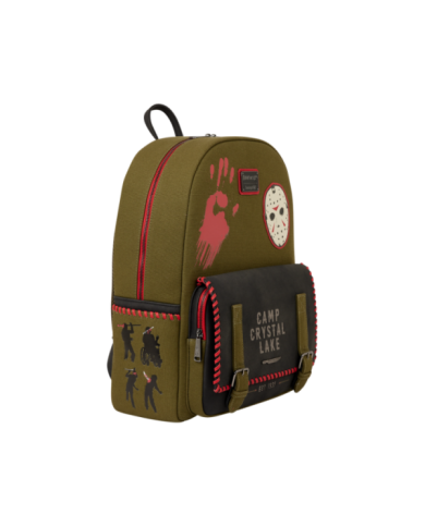 Sac à dos Loungefly - Friday the 13th Camp Crystal Lake Canvas Glow Full-Size