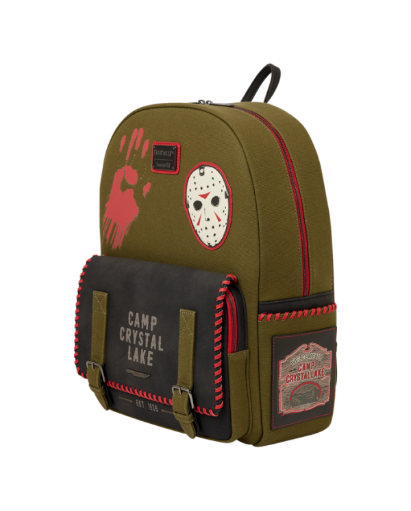 Sac à dos Loungefly - Friday the 13th Camp Crystal Lake Canvas Glow Full-Size
