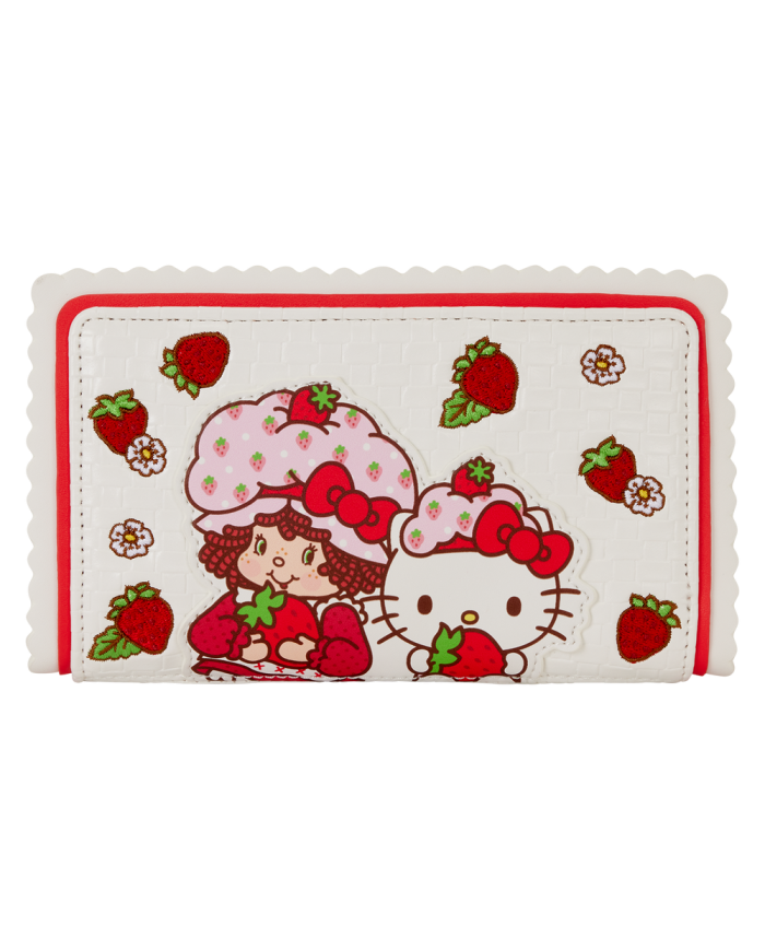 Portefeuille Loungefly - Sanrio Hello Kitty & Friends x Strawberry Shortcake