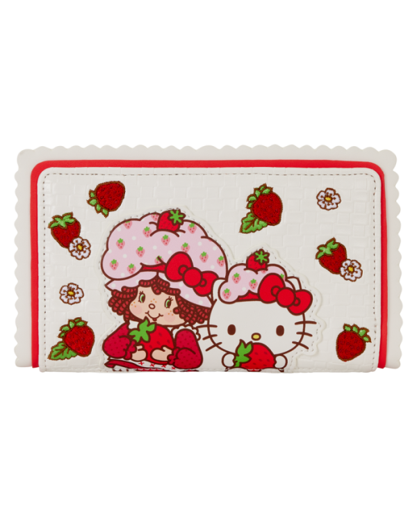 Portefeuille Loungefly - Sanrio Hello Kitty & Friends x Strawberry Shortcake