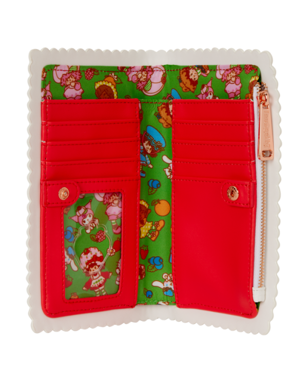 Portefeuille Loungefly - Sanrio Hello Kitty & Friends x Strawberry Shortcake