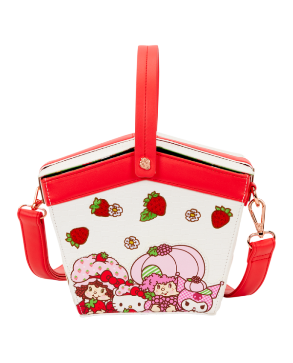Sac à bandoulière Loungefly - Sanrio Hello Kitty & Friends x Strawberry Shortcake Scented Figural Basket