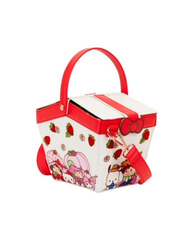 Sac à bandoulière Loungefly - Sanrio Hello Kitty & Friends x Strawberry Shortcake Scented Figural Basket