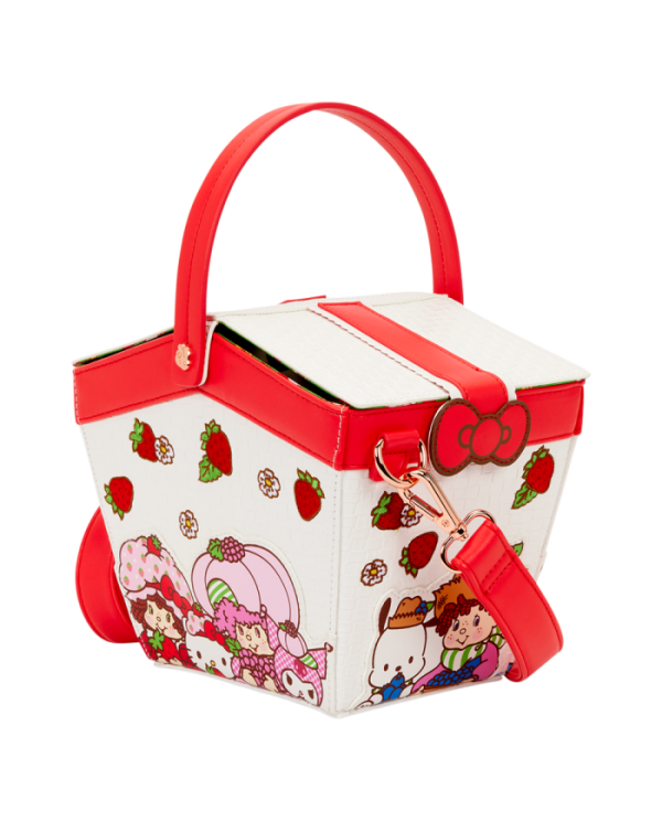 Sac à bandoulière Loungefly - Sanrio Hello Kitty & Friends x Strawberry Shortcake Scented Figural Basket