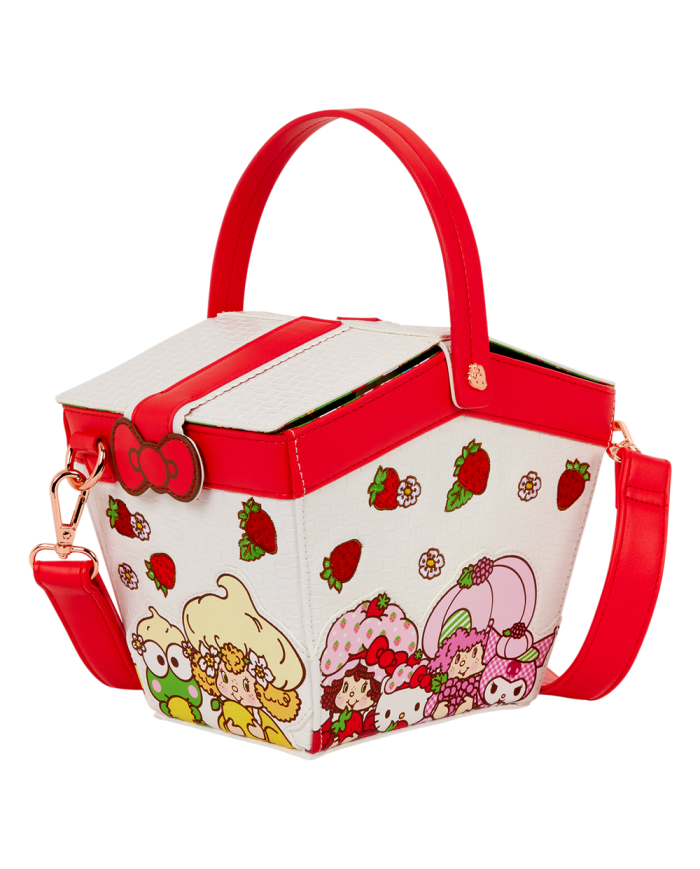 Sac à bandoulière Loungefly - Sanrio Hello Kitty & Friends x Strawberry Shortcake Scented Figural Basket