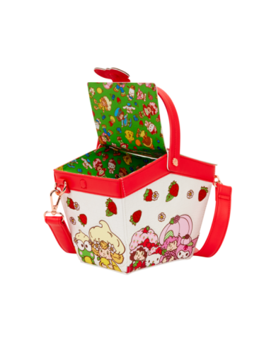 Sac à bandoulière Loungefly - Sanrio Hello Kitty & Friends x Strawberry Shortcake Scented Figural Basket