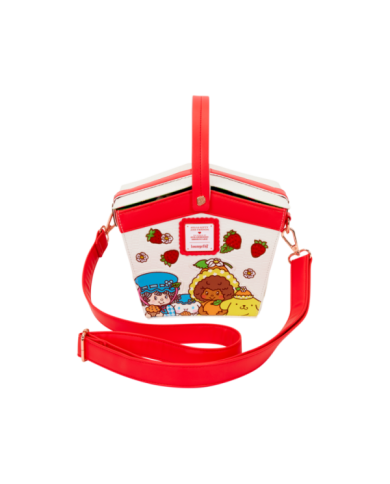 Sac à bandoulière Loungefly - Sanrio Hello Kitty & Friends x Strawberry Shortcake Scented Figural Basket