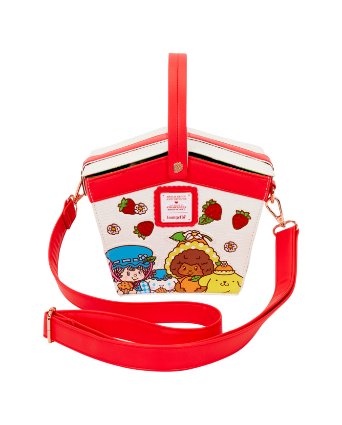 Sac à bandoulière Loungefly - Sanrio Hello Kitty & Friends x Strawberry Shortcake Scented Figural Basket