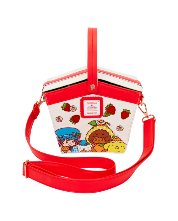 Sac à bandoulière Loungefly - Sanrio Hello Kitty & Friends x Strawberry Shortcake Scented Figural Basket