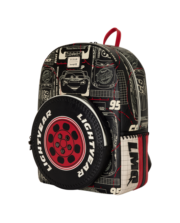 Sac à dos Loungefly - Cars Lightning McQueen Full-Size