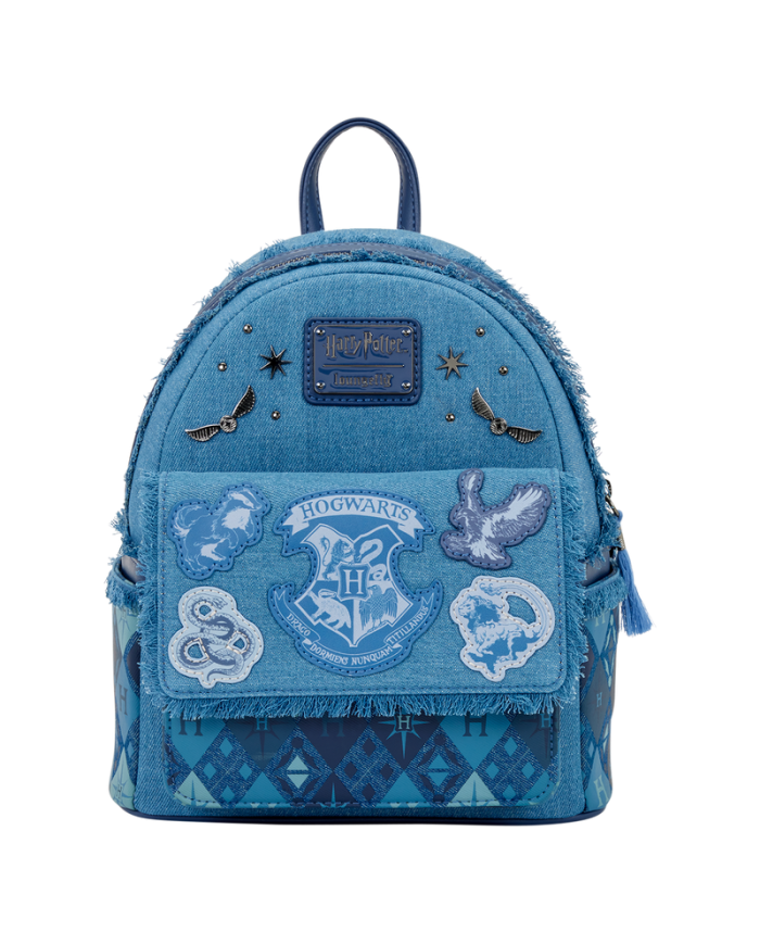 Sac à dos Loungefly - Harry Potter Hogwarts Denim