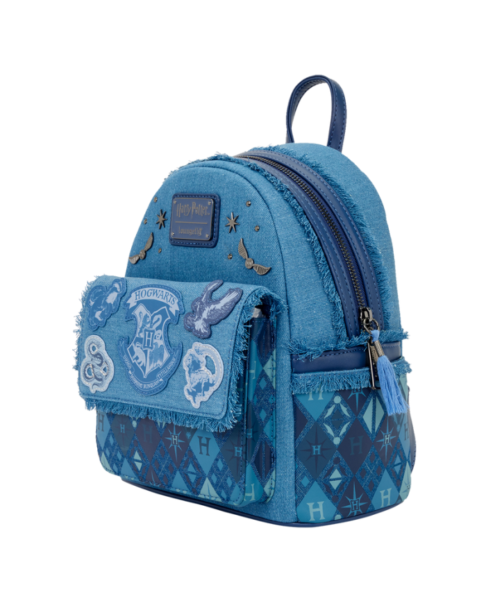 Sac à dos Loungefly - Harry Potter Hogwarts Denim