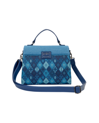 Sac à bandoulière Loungefly - Harry Potter Hogwarts Denim